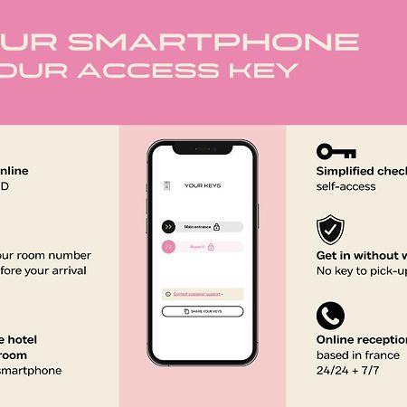 Hotel Corneille - Entree Autonome, Reception En Ligne - Encore Mieux Тур Екстериор снимка