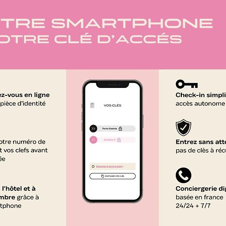 Hotel Corneille - Entree Autonome, Reception En Ligne - Encore Mieux Тур Екстериор снимка